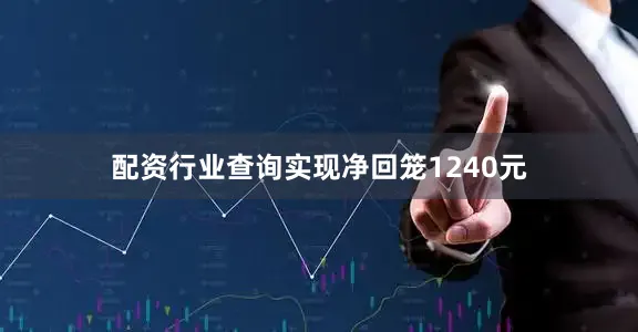 配资行业查询实现净回笼1240元
