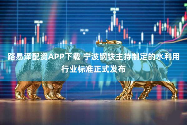 路易泽配资APP下载 宁波钢铁主持制定的水利用行业标准正式发布
